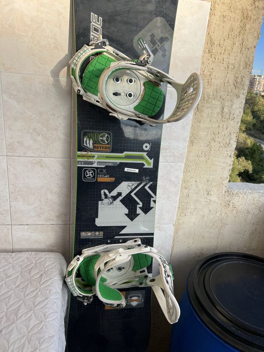 Snowboard Heelside Reverd 155W с обувки Atomic Team one 43.5