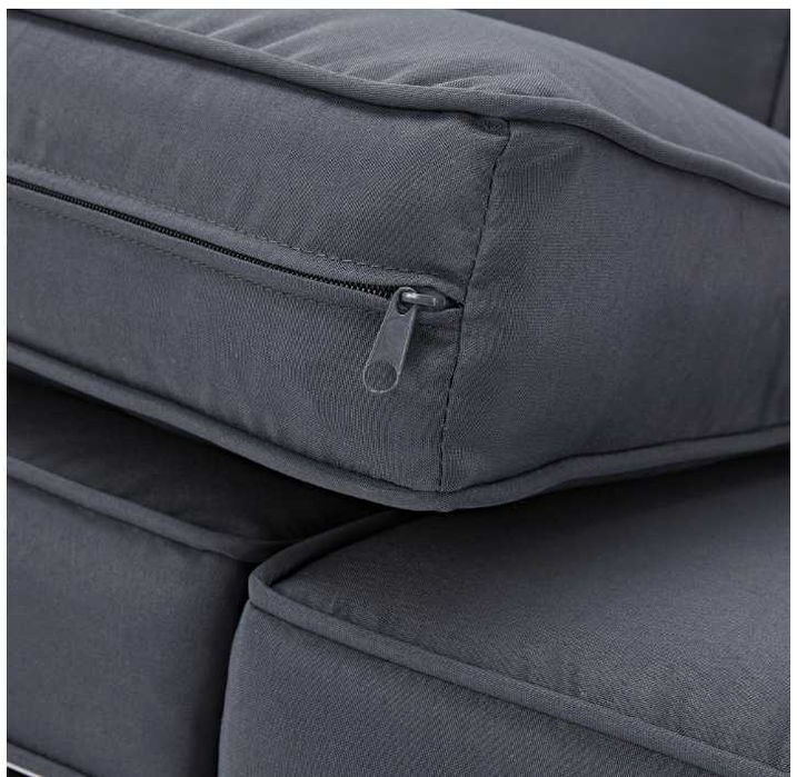 Set mobilier gradina, pentru 4 persoane, gri antracit