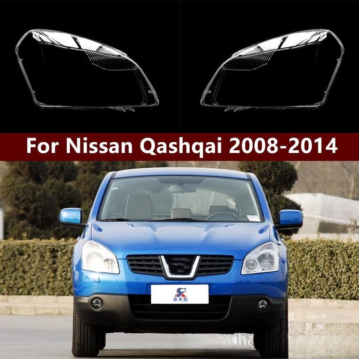 Стекла фар  Nissan qashqai