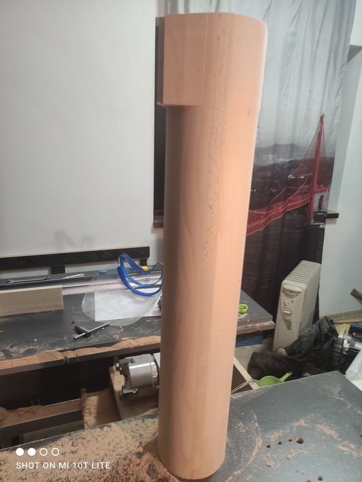 Picioare, coloane , elemente decorative lemn executate pe CNC