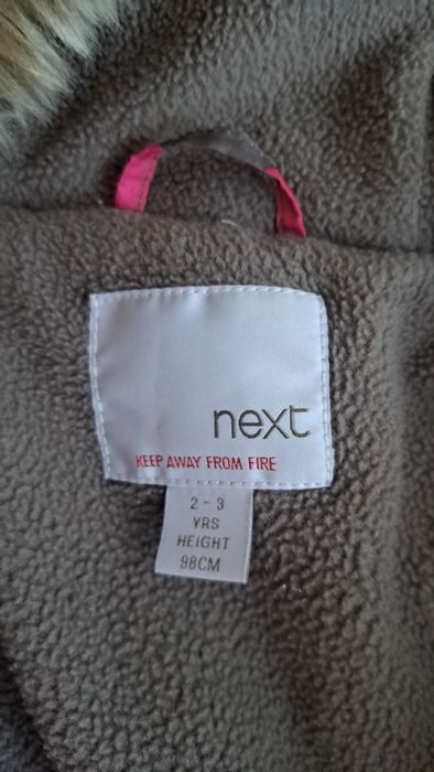 Куртка для девочки 2-3 года Next теплая