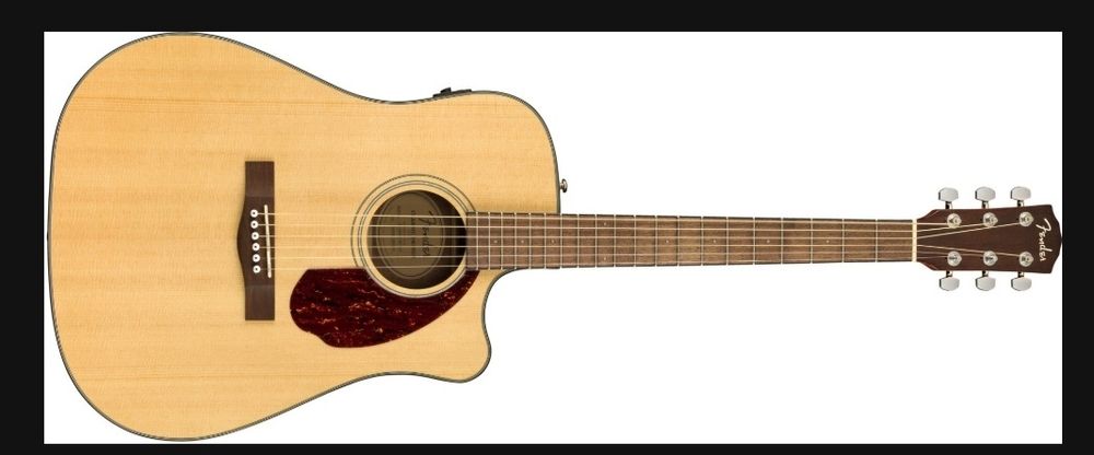 Гитара Fender CD-140SCE Dreadnought Natural  в кофре
