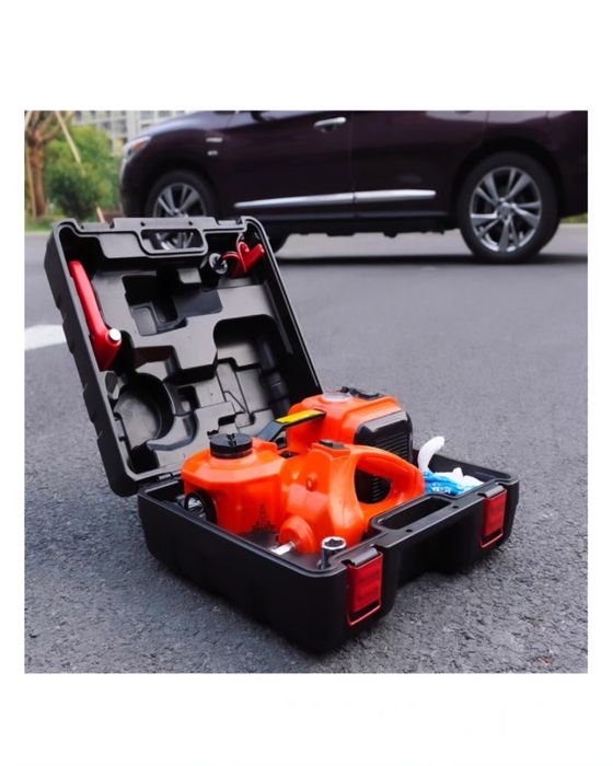 Домкрат 3в1 (компрессор, гайковёрт) 5 тон