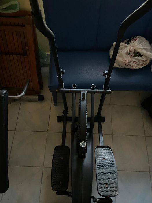Set banci fitness si bicicleta eliptica sport
