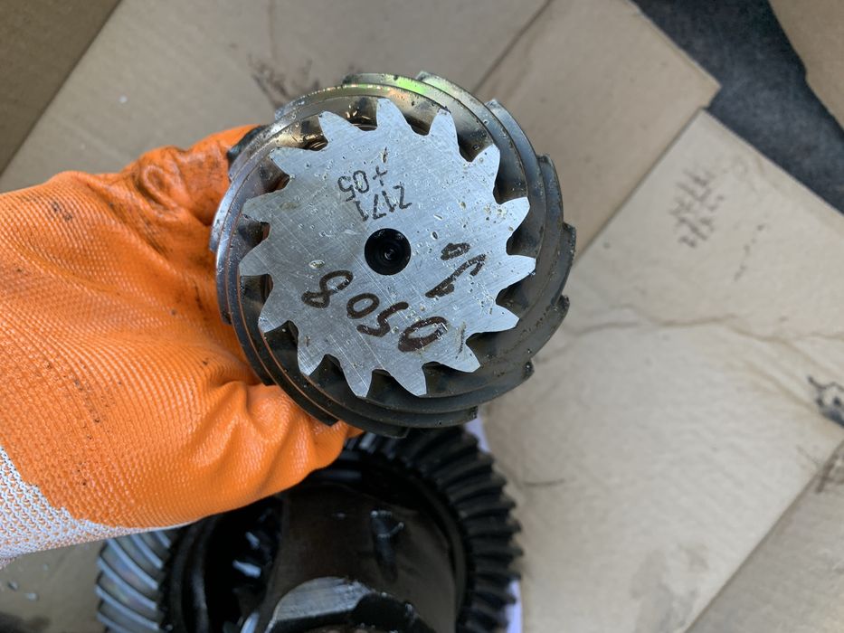 Разобранный редуктор 3.07 с абс мерс w202