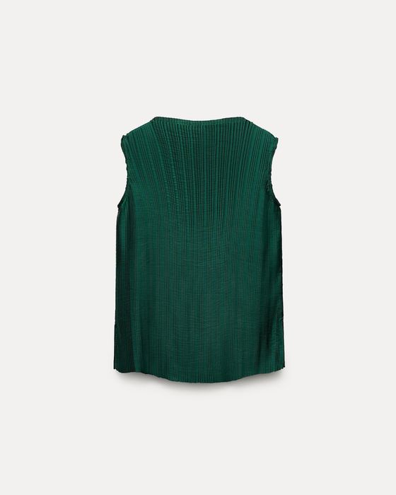 Costum set Zara bluza si pantaloni verde inchis