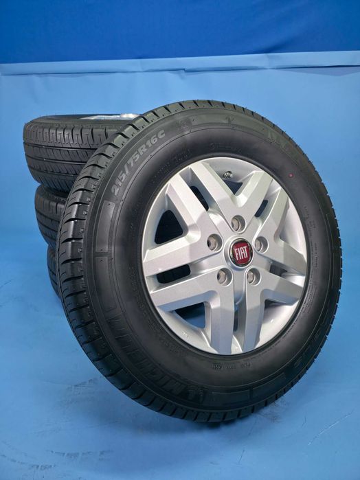 Roti Jante + Anvelope 215/75/16C - 5x130 16'' OEM FIAT Ducato CA NOI