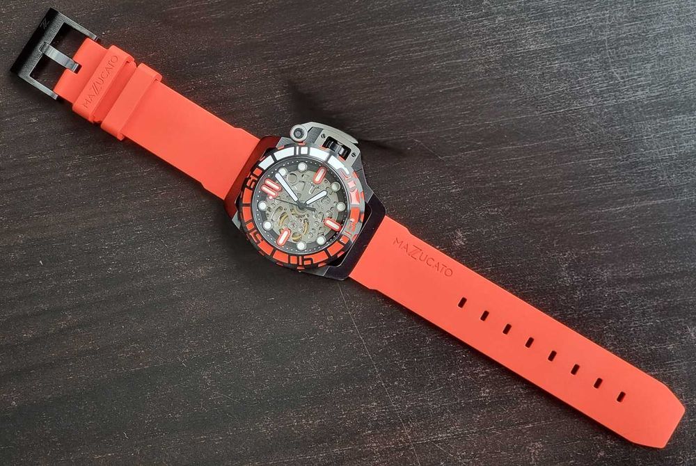 Ceas Mazzucato RIM SUB - Orange/Black SK3-OR - Automatic Dive Watch