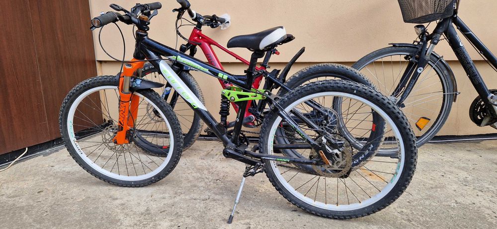 Bicicleta copii full suspension 24"/26" custom build