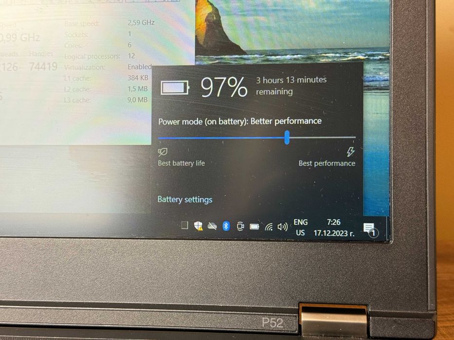 Лаптоп Lenovo Thinkpad  P52 | P53/ i7-8750H/ 16GB/512GB NVMe/15,6" FullHD/ QUADRO P1000 HDMI