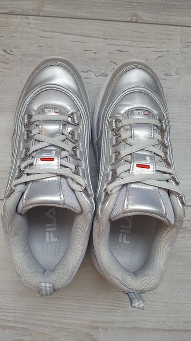Сив металик маратонки FILA STRADA F WOMEN за момиче с р-р EUR38