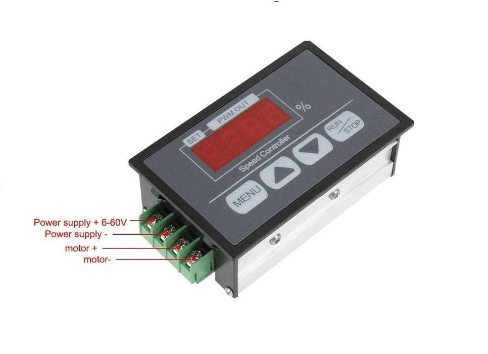 Variator turatie 30A DC Dimmer Controler Viteza Motor Digital 6V-60V