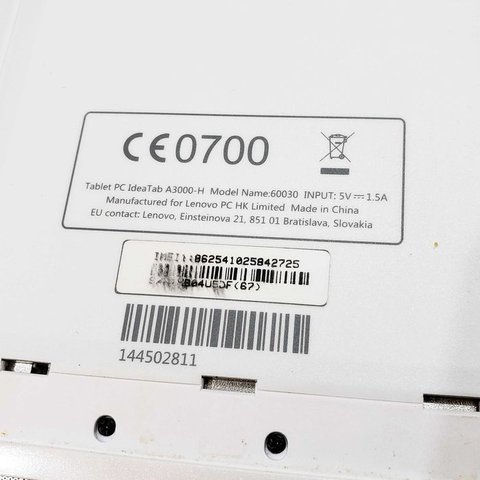 Lenovo IdeaTab A3000 Tablet Dual Sim 3G Таблет Не Пали За Части