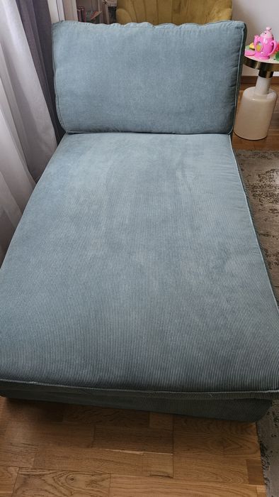 Sezlong Kivik Kelinge gri-turcoaz