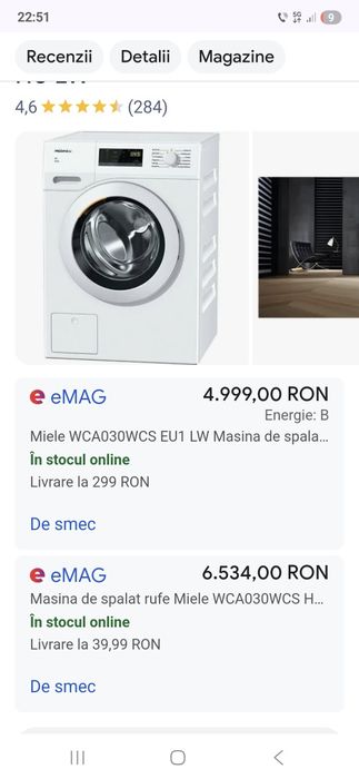 Masina de spalat Miele wcs 032 wps ws4su2