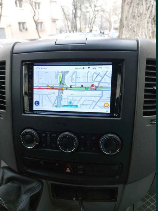 Navigatie Android Mercedes Sprinter Crafter Vito B Class Waze