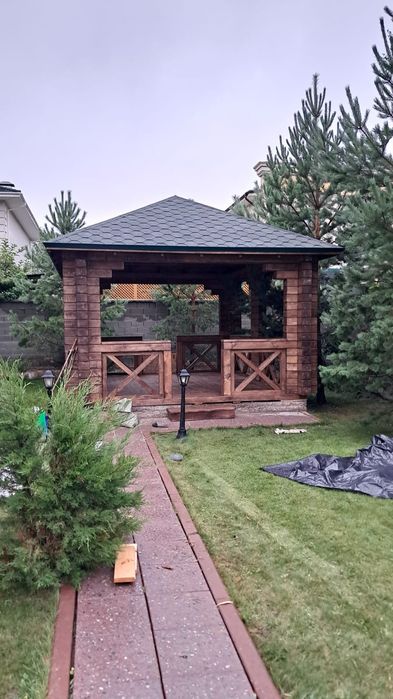 Беседка из бруса