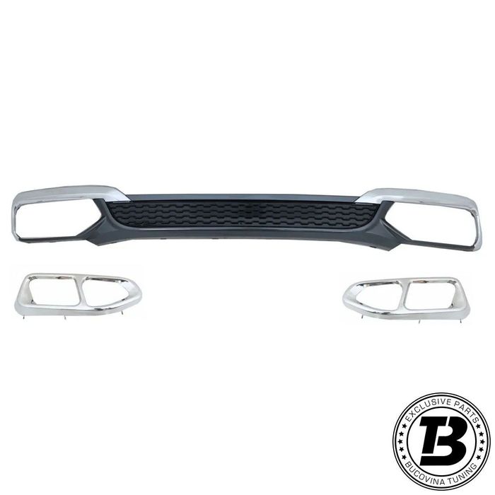 Difuzor Bara Spate cu Ornamente compatibil cu BMW Seria 7 G11 G12 M760 Design