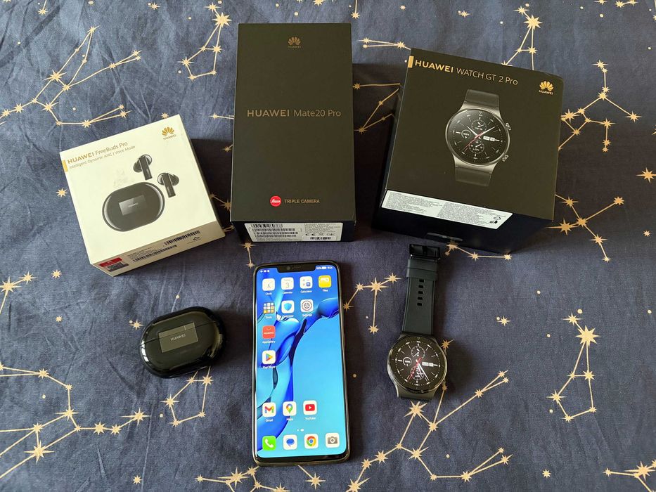 Huawei Mate 20 Pro + Watch GT2 Pro + FreeBuds Pro
