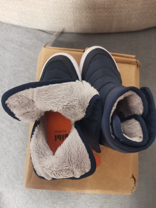 Ghete imblanite, cu velcro, pentru baieti Bibi Agility Mini Naval nr24