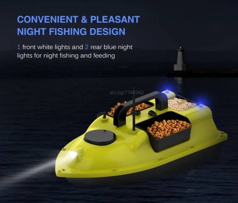 Лодка за захранка с16 точков GPS и автопилот