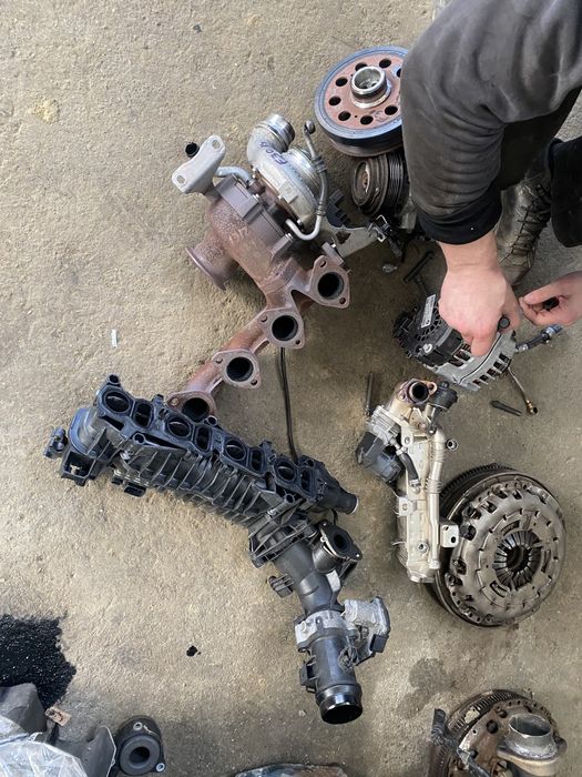 Fulie vibrochen , ac,turbina  răcitor gaze n47 f10 f30 2.0 diesel