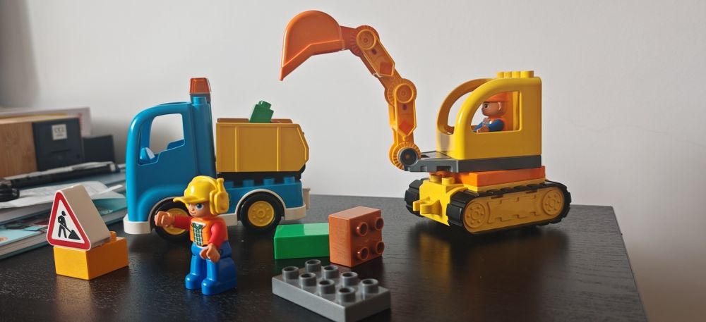 Lego Duplo 109812 - Camion si excavator șantier