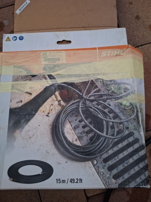 Furtun curatare tevi 15 m.