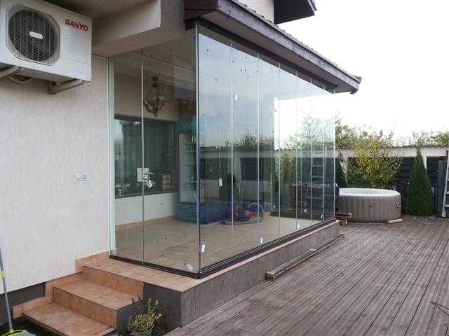 Pergola terasa/ inchideri sticla securizata / ghilotina / armonica