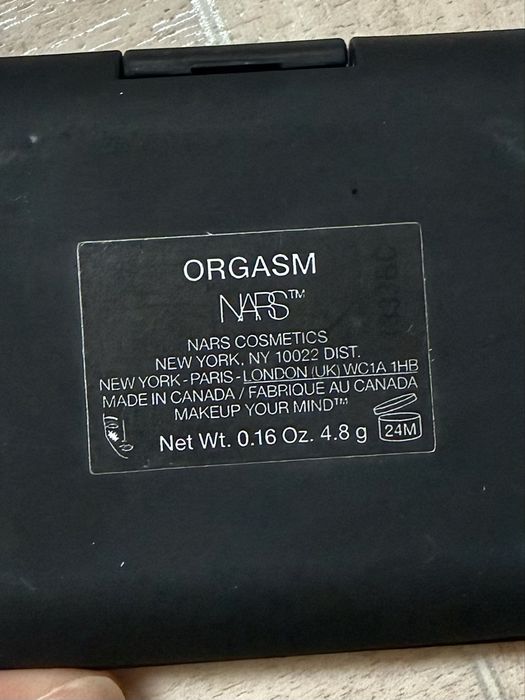 Продам оригинальные румяна NARS в оттенке Orgasm.