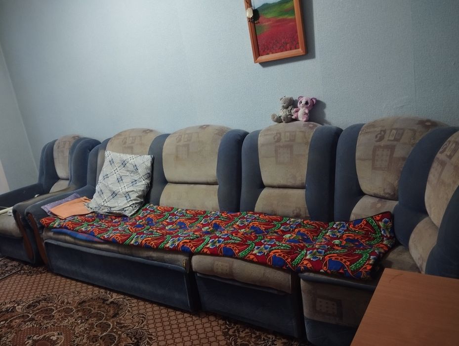 Диван раскладной с креслом