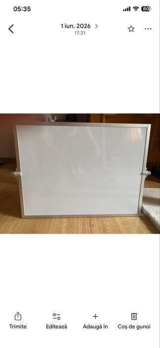 Tabla magnetica de birou