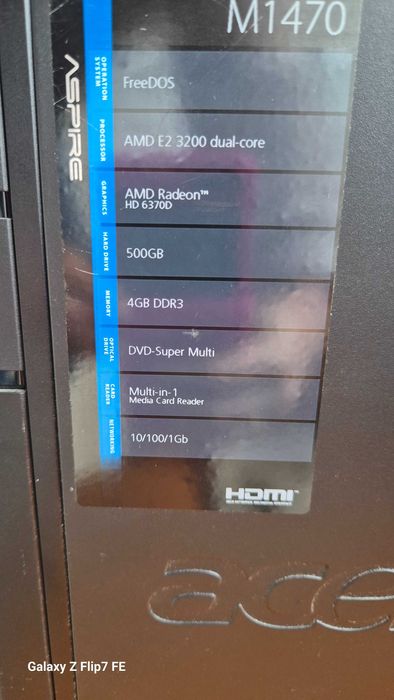 Настолен компютър Acer