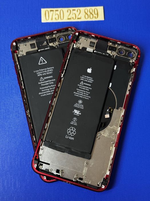  Carcasă + Baterie Originală iPHONE 8 Plus  ROȘU