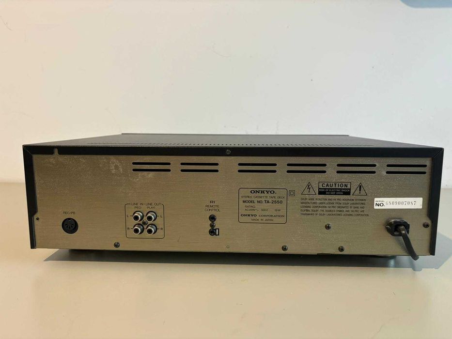 Deck Onkio TA 2550   3HEAD-Cassette Tape Deck