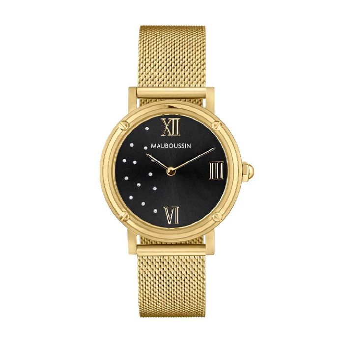 Дамски часовник MAUBOUSSIN REVENDICATION  Ronde Noire френски original
