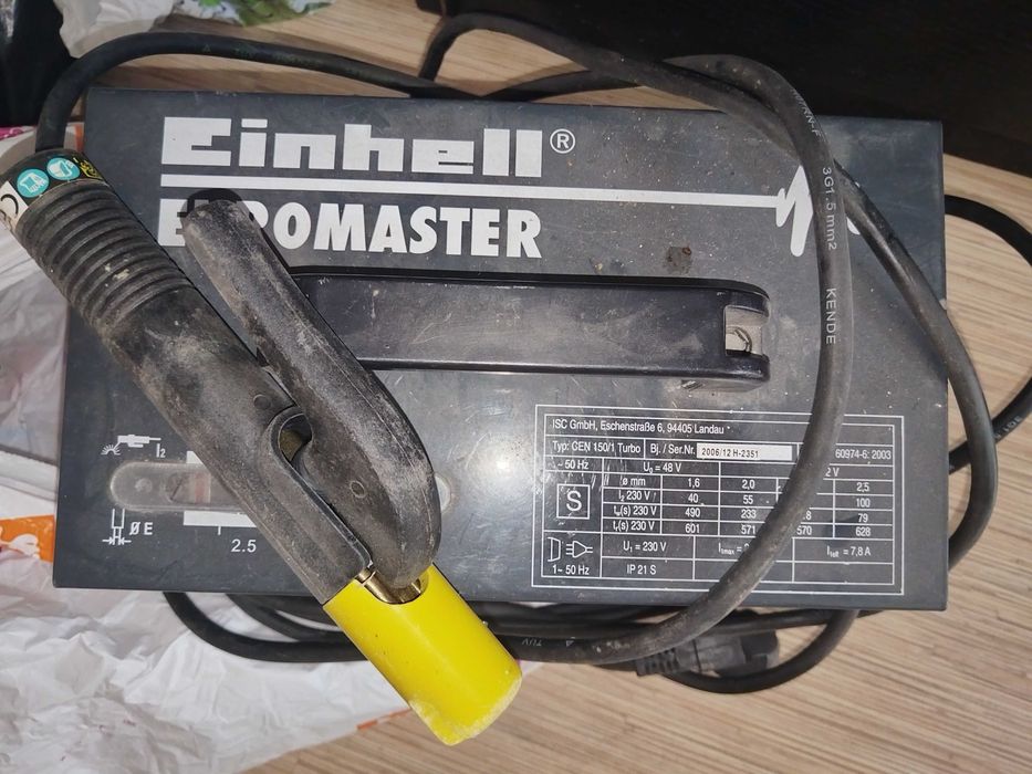 Електрожен Einhell Euromaster CEN 150/1 Turbo. Произведен 2006 г.