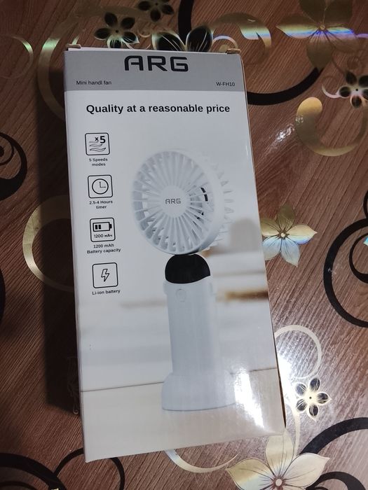 Портативный ручной мини вентилятор