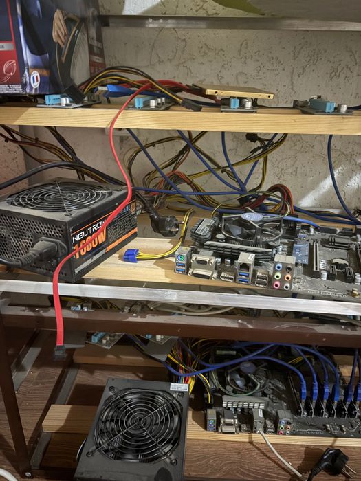 Ферма для майнинга , без видеокарты