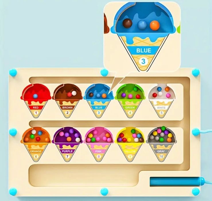 Образователна дървена играчка