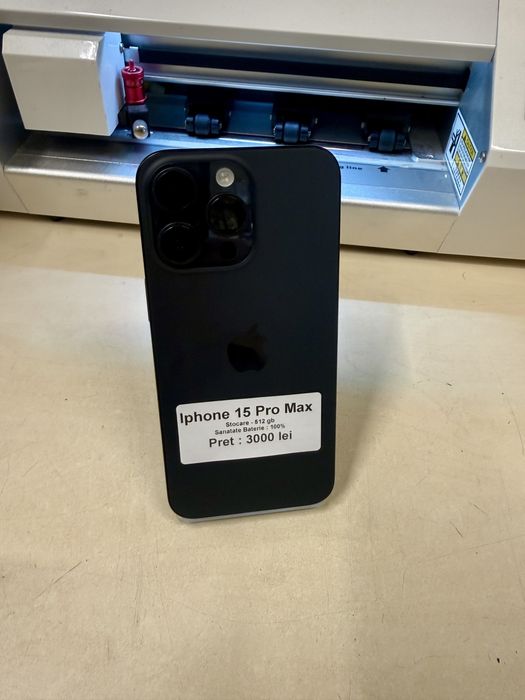 Iphone 15 pro max / 512 gb / 100% baterie