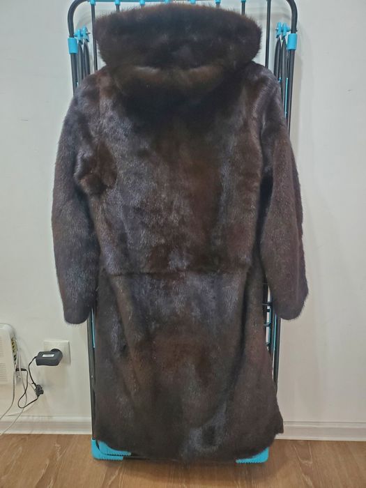 Шуба норкавая с шапкой
