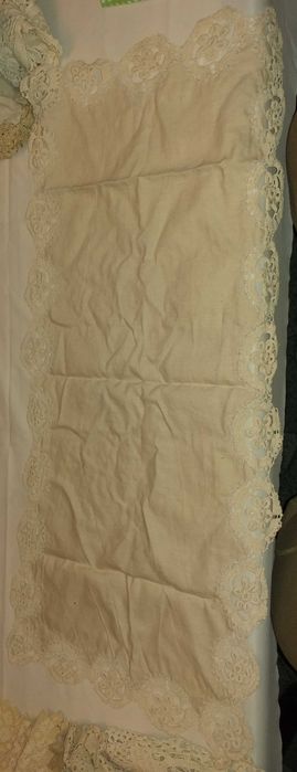 Китеник за спалня, вълнен с дълъг косъм + Ръчно плетено мильо