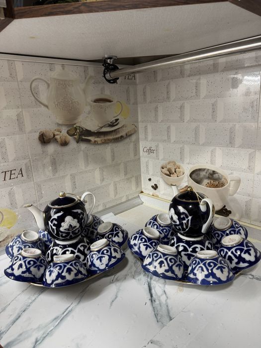 Пахта гули набор чойнака пиела лагани билан сотилади