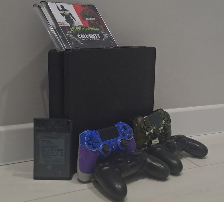 Пс4 слим прошитая / Playstation 4 SLIM