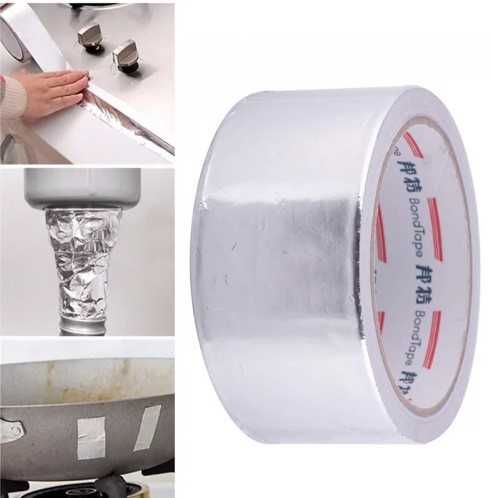 Здраво алуминиево тиско-изолационна термо и водоустойчива лента 10м