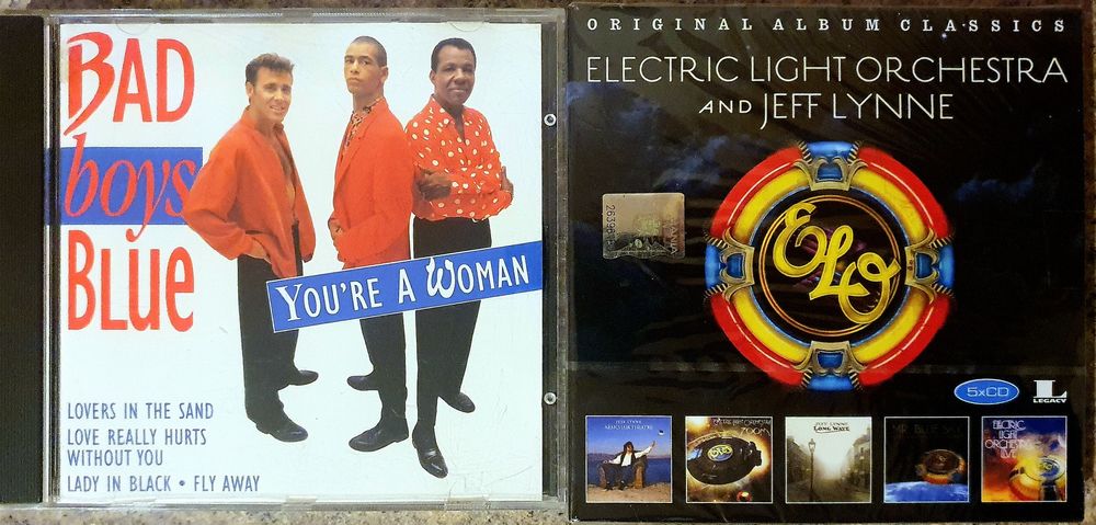 CD-uri originale muzica (Bad Boys Blue,ELO,Iglesias,Chris de Burgh)