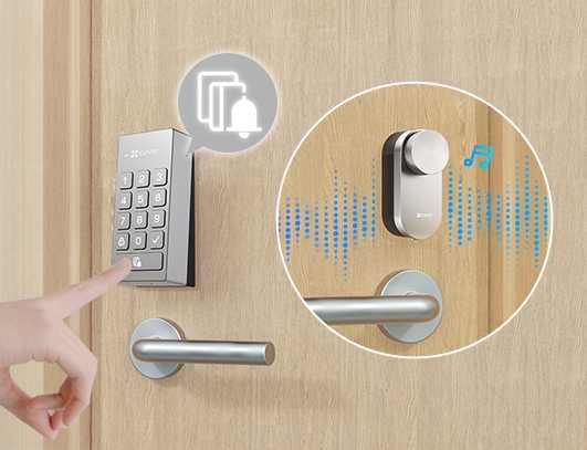 Smart Lock EZVIZ DL01 Pro – Умна Брава + Клавиатура + Хъб поддържа Matter