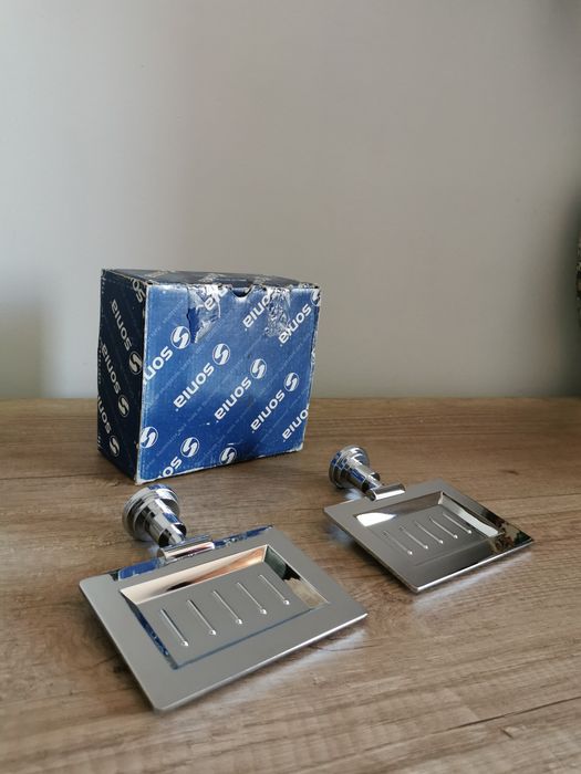 Suport săpun metalic cromat baie