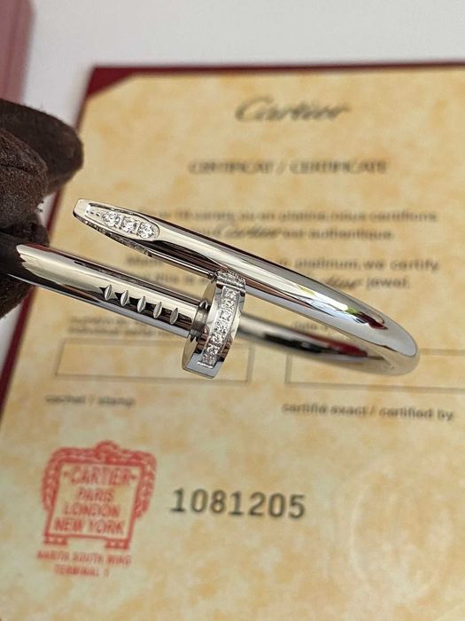 Brățară Cartier Cui 22 Aur Alb 18K cu diamante